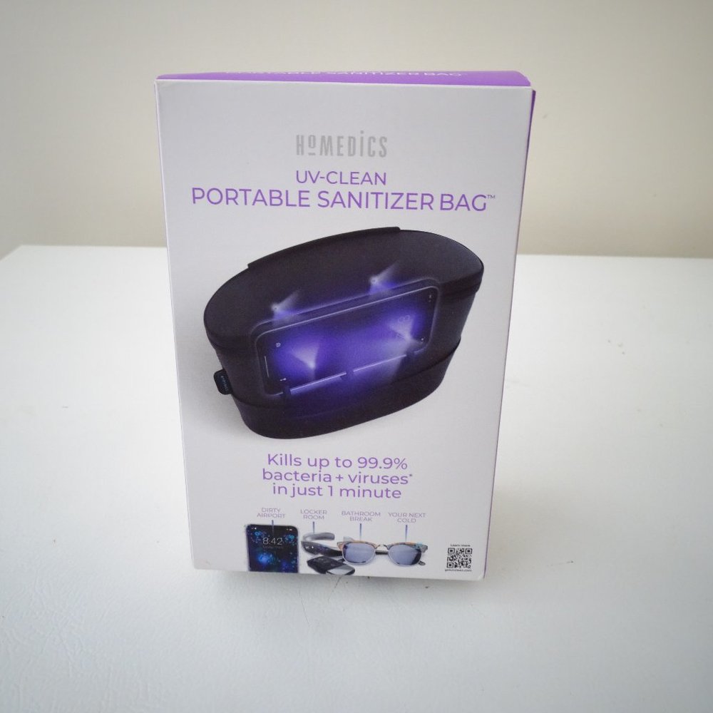 Homedics UV-Clean Portable Sanitizer Bag NEW
